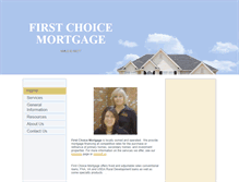 Tablet Screenshot of firstchoicemortgagellc.net